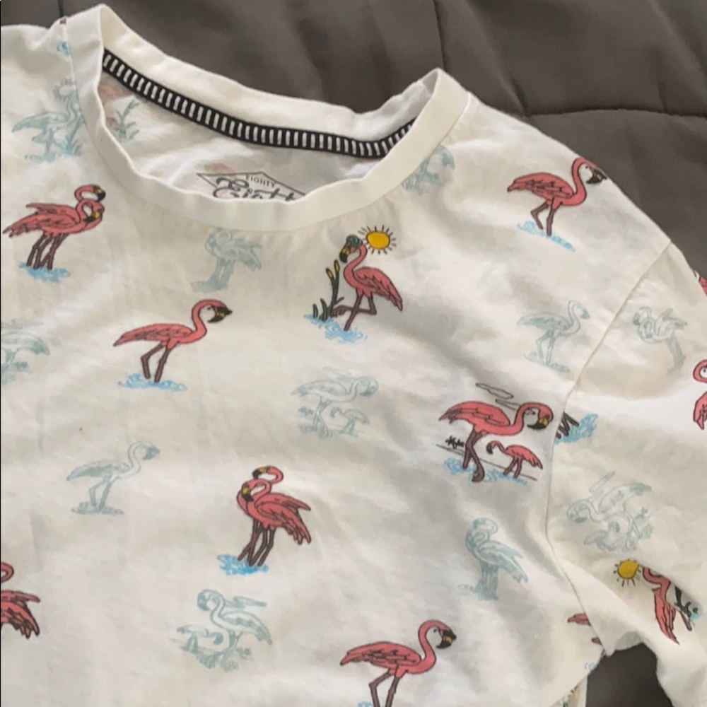 AllOver Flamingo Print Tee